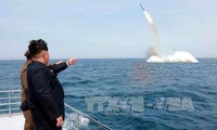 North Korea launches ballistic missile from submarine