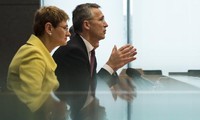 NATO Foreign Ministers meet to prepare for a summit in May