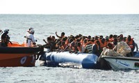 Nearly 100 migrants missing after boat sinks off Libyan coast