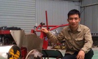 Hanoi farmer invents all-purpose farm machine