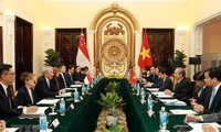 Vietnamese, Singaporean Deputy PMs hold talks