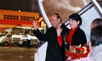 President arrives in Geneva, beginning official visit to Switzerland