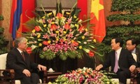 Chủ tịch nước Trương Tấn Sang tiếp Bộ trưởng ngoại giao Acmenia