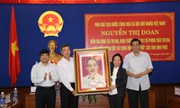 Phó Chủ tịch nước Nguyễn Thị Doan làm việc tại Vĩnh Phúc