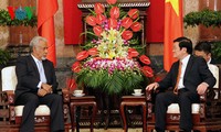 Chủ tịch nước Trương Tấn Sang tiếp Thủ tướng Timor Leste Kay Rala Xanana Gusmão