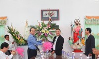 Chủ tịch Uỷ ban Mặt trận Tổ quốc Việt Nam làm việc với Ủy ban Đoàn kết Công giáo Thành phố Hà Nội