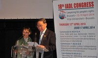 Việt Nam tham dự Đại hội Hội luật gia dân chủ quốc tế tại Bỉ 