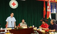 Chủ tịch Ủy ban Trung ương Mặt trận Tổ quốc Việt Nam làm việc với Trung ương Hội Chữ thập đỏ