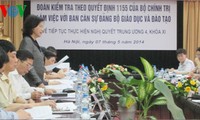 Phó Chủ tịch Quốc hội Nguyễn Thị Kim Ngân làm việc với Bộ Giáo dục và Đào tạo