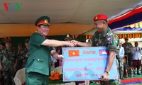 Việt Nam xây tặng doanh trại cho Bộ Tư lệnh Pháo binh Campuchia