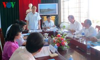 Chủ tịch UBMTTQ Nguyễn Thiện Nhân làm việc với xã Hòa Quang Nam, tỉnh Phú Yên