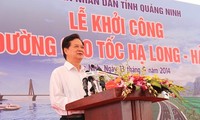 Khởi công dự án đường cao tốc nối Quảng Ninh  với Hải Phòng