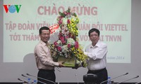 Tổng Giám đốc VOV Nguyễn Đăng Tiến làm việc với Tập đoàn Viettel
