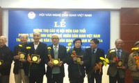 Trao giải thưởng Hội Văn nghệ dân gian Việt Nam 2014 