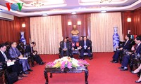 Viện trưởng Viện Kiểm sát nhân dân Tối cao Nguyễn Hòa Bình tiếp Bộ trưởng Bộ tư pháp Lào