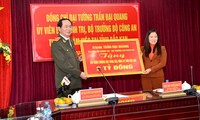 Bộ trưởng Bộ Công an Trần Đại Quang thăm và làm việc tại tỉnh Bắc Kạn 