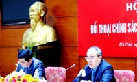 Chủ tịch Ủy ban TW MTTQ VN Nguyễn Thiện Nhân dự hội nghị đối thoại chính sách về HTX nông nghiệp