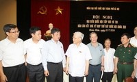 Tổng Bí thư Nguyễn Phú Trọng tiếp xúc cử tri quận Hoàn Kiếm, Hà Nội
