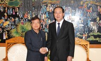 Bộ trưởng Bộ Công an Trần Đại Quang tiếp Đoàn đại biểu Bộ Nội vụ Vương quốc Campuchia 