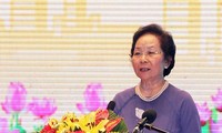 Phó Chủ tịch nước Nguyễn Thị Doan dự Đại hội Thi đua yêu nước tỉnh Vĩnh Phúc 