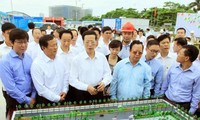 Phó Thủ tướng Quốc vụ viện Trung Quốc thăm công trình xây dựng Cung Hữu nghị Việt-Trung 
