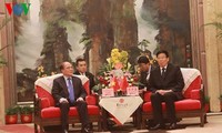  Chủ tịch Quốc hội Nguyễn Sinh Hùng tiếp Bí thư tỉnh ủy Hồ Nam