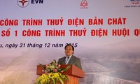 Phó Thủ tướng Hoàng Trung Hải dự Lễ khánh thành thủy điện Bản Chát