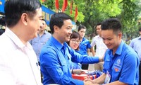 Tuổi trẻ Thủ đô hoạt động tình nguyện tại Vientiane, Lào 