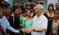 Tổng Bí thư Nguyễn Phú Trọng thăm và làm việc tại tỉnh Lai Châu 