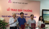 Trao giải thưởng Hội Mỹ thuật Việt Nam năm 2016 cho 4 tác phẩm xuất sắc 