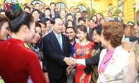 Chủ tịch nước Trần Đại Quang gặp mặt 115 doanh nhân tiêu biểu 