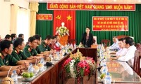 Chủ tịch Quốc hội Nguyễn Thị Kim Ngân thăm, chúc Tết tại tỉnh Bến Tre