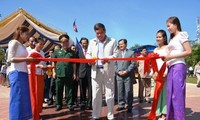 Hoàn thành trùng tu Đài hữu nghị Việt Nam-Campuchia tại tỉnh Takeo