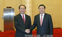 Chủ tịch nước Trần Đại Quang hội kiến các Lãnh đạo Trung Quốc