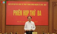 Chủ tịch nước Trần Đại Quang chủ trì Phiên họp của Ban Chỉ đạo cải cách tư pháp Trung ương