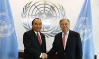 Thủ tướng Nguyễn Xuân Phúc hội đàm với Tổng thư ký Liên hợp quốc Antonio Guterres 