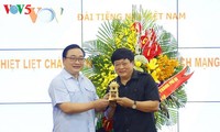 Bí thư Thành ủy Hà Nội Hoàng Trung Hải chúc mừng Đài Tiếng nói Việt Nam 
