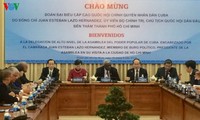Bí thư Thành ủy thành phố Hồ Chí Minh Nguyễn Thiện Nhân tiếp Chủ tịch Quốc hội Cu Ba