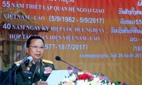 Bộ Quốc phòng Lào mít tinh trọng thể kỷ niệm các ngày lễ lớn của 2 nước