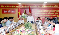  Thủ tướng Nguyễn Xuân Phúc làm việc với lãnh đạo tỉnh Hà Tĩnh