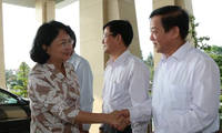 Phó Chủ tịch nước Đặng Thị Ngọc Thịnh làm việc tại tỉnh Hậu Giang