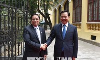 Trưởng ban Tổ chức Trung ương Phạm Minh Chính tới thăm, làm việc tại tỉnh Quảng Đông (Trung Quốc) 