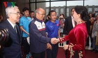 Chủ tịch Quốc hội xúc động phát biểu chúc mừng U23 Việt Nam