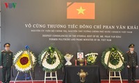 Đoàn đại biểu trong nước và quốc tế viếng nguyên Thủ tướng Phan Văn Khải