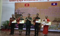 Trao giải thưởng văn học nghệ thuật về “Tình đoàn kết chiến đấu ba nước Việt Nam - Lào - Campuchia” 