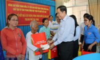 Chủ tịch UBTWMTTQ Trần Thanh Mẫn chúc Tết Chôl Chnăm Thmây đồng bào dân tộc Khmer tại Cần Thơ