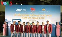 Lễ tiễn đoàn Thể thao Việt Nam lên đường dự ASIAD 2018
