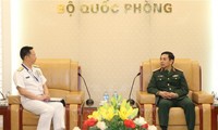 Thượng tướng Phan Văn Giang tiếp Đoàn đại biểu Bộ Quốc phòng Nhật Bản