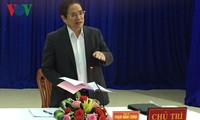 Trưởng Ban Tổ chức Trung ương Phạm Minh Chính làm việc tại Đà Nẵng