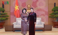 Chủ tịch Quốc hội Nguyễn Thị Kim Ngân tiếp Phó Chủ tịch thứ hai Quốc hội Campuchia